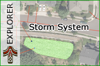 Storm System Map Logo