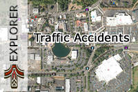 Traffic Accidents Map Logo