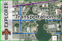 Transportation Map Logo