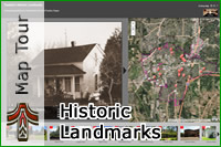 Historic Landmarks Map Logo